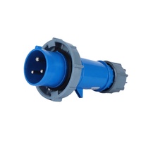 Prise industrielle mâle étanche IP67, 3 broches, 220V, 32A, IEC/CEE, prise électrique industrielle, 32 ampères, 2P+T