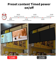 Écran publicitaire Full HD 32 pouces, écran tactile mural vertical, panneau LCD, affichage publicitaire, machine publicitaire