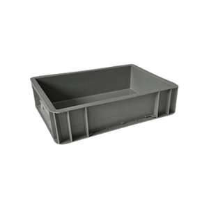 Multi-purpose Euro logistics 600x400mm platter container Plastic turnover box used in poultry and meat factory plastic crates