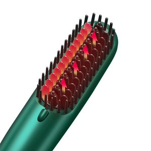 NEW 2022 New Arrival Professional Electric Rotating Ionic Hair Straightener Women Hot Air Brush Flat Iron Brushes - Product Image 3