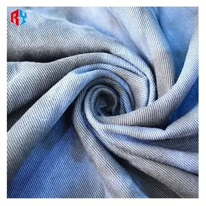 Factory Wholesale 108*58 Cotton Tie-dye Twill Fabric For Clothing Home Textile Fabrics