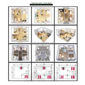 Casa Contenedor Expandible de Techo Triangular, Apartamento de Lujo en China, Casa Contenedor Expandible en Venta a Bajo Precio para Hotel - Product Image 2