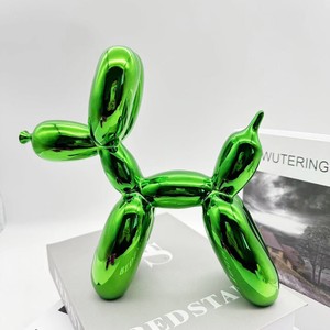 TC sáng tạo Electroplated nhựa trang trí Bóng chó đồ trang trí mô hình tùy chỉnh trang trí nội thất thanh lịch động vật điêu khắc - Product Image 4