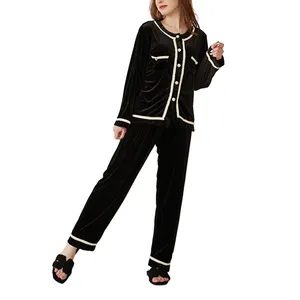 Custom Comfortable Women, and Men Adults Pajamas Sleepwear 100 Long Staple Cotton Breathable Classic Terry Cloth Bathrobes/