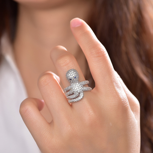 Kirin gioielli estivi 925 ipoallergenici gioielli in argento Non appannato animali pesca anello d'argento - Product Image 2