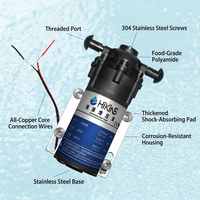 Pompe submersible à fréquence variable DC pour la circulation de l'eau d'aquarium