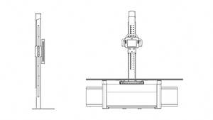 Equipo de Rayos X de Alta Frecuencia <span class=keywords><strong>DR</strong></span>, Trifásico, 380V Estándar, con Detector de Panel Plano MSLHX43 de Doble Columna - Product Image 6