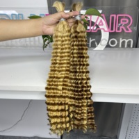 Cheveux en vrac Grossiste Vierge Cheveux humains non transformés étirés plus épais en vrac, prix inférieur Sortie d'usine Cheveux raides