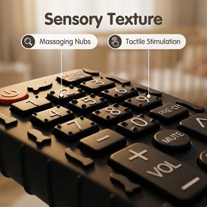 Mordedor para Bebé con Forma de Control Remoto de TV, de Silicona con Diseño de Animales, Libre de BPA, Reutilizable, para Aliviar la Dentición de 0 a 24 Meses - Product Image 3