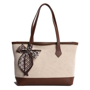 Fashion Women's <b>Tote</b> <b>Bags</b> <b>Large</b>-capacity Cross-border Handbag 2026 New Style Simple Patchwork Shoulder <b>Bag</b> Designer <b>Canvas</b> <b>bags</b> - Product Image 2
