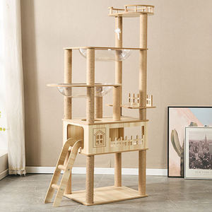 Mais Vendido: Arranhador para Gatos Grande, em Formato de Cápsula Espacial, Ninho para Animais de Estimação, com Estrutura de Madeira de Alta Densidade, Suprimentos e Brinquedos para Gatos - Product Image 2