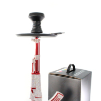 Nouveau design tendance, boîte cadeau en résine en forme de pistolet AK47 18x88CM, miroir, chicha de luxe, ensemble de fumage, écologique et durable