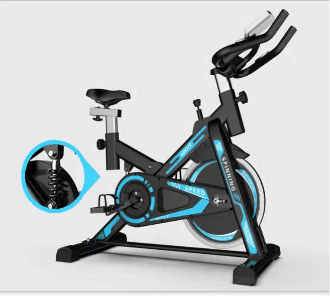 Ultra-Stille Exercise Fietsen Fiets Trainer Fitnessapparatuur Gym Indoor Riem Drive Spinning Spin Bike