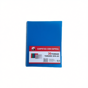 Carpeta de Archivos de PVC de 30 Páginas con Anillas Espirales para una Organización Práctica - Product Image 2