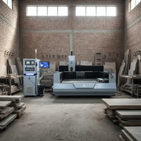 Routeur CNC pour pierre 4 axes, machine de gravure 3D, découpeuse pour marbre, granit, quartz
