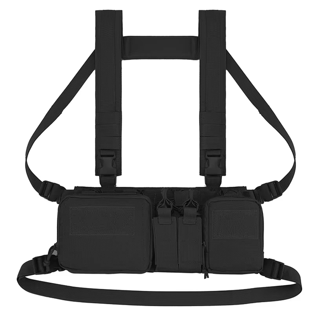 Tactical Modular Chest Rig MOLLE Compatible Vest for Outdoor Tactical Activities