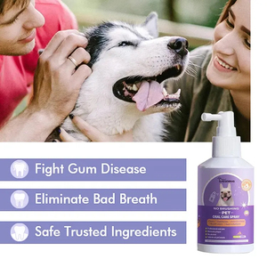 Qbellpet Nhà Máy Giá Thấp Bán Buôn 50Ml Loại Bỏ Hơi Thở Xấu Pet Phun Răng Miệng Con Chó Chăm Sóc Nha Khoa - Product Image 3