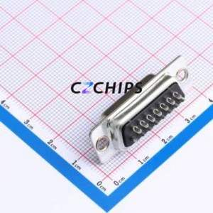 D-SUB-15F-HJBJ D-Sub/VGA Connector Through hole Component (THT) Connector ( Total Number of PINs: 15P ) - Product Image 2