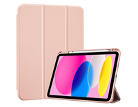 Coque fine et intelligente avec dos rigide translucide pour iPad A16 11e génération 11 pouces iPad 10e génération 10,9 pouces