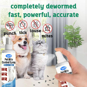 Spray répulsif <span class=keywords><strong>anti</strong></span>-insectes pour animaux de compagnie, répulsif externe <span class=keywords><strong>naturel</strong></span> contre les insectes, tiques, <span class=keywords><strong>puces</strong></span>, moustiques, poux pour chiens, usage extérieur - Product Image 1