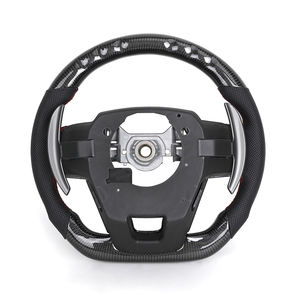 Volante LED de Fibra de Carbono con Cuero Semiperforado para Toyota Land Cruiser LC300 Prado Fortuner Hilux GR N70 Highlander - Product Image 3