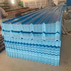 Entreprise de fabrication chinoise de tuiles de toiture en PVC, plaques de PVC ondulées, tuiles en résine synthétique pour les toitures d'hôtels - Product Image 1