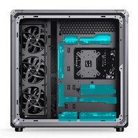 Nouvelle Arrivée 2026 X400CG Gris – Boîtier Gaming en Verre Trempé Compatible Cartes Mères MINI-ITX/MICRO-ATX/ATX jusqu'à 427mm pour GPU