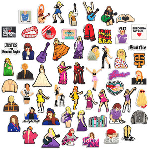Adornos <span class=keywords><strong>de</strong></span> PVC para Zapatos con Hebillas <span class=keywords><strong>de</strong></span> Estrellas del Canto Famosas, Estilos Populares <span class=keywords><strong>de</strong></span> Cantantes, Decoración <span class=keywords><strong>de</strong></span> Moda con Canciones y Cantantes <span class=keywords><strong>de</strong></span> Tendencia - Product Image 6