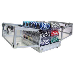 600 Jetons de Poker Eclipse avec Support en Acrylique Jetons de Haute Qualité et Ensemble de Plateau kg - Product Image 3