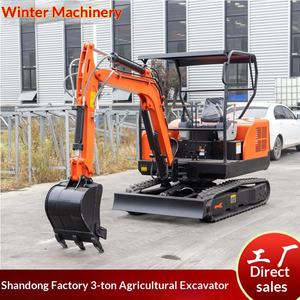 รถขุดตีนตะขาบสำหรับงานเกษตร ส่งออกไปยังรัสเซีย เครื่องขุดร่องขนาดเล็กสำหรับงานเกษตร Ht30 รถขุดสามสูบ - Product Image 1