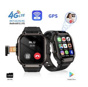 Montre connectée Android 4G IP68 avec écran tactile AMOLED de 2,13 pouces, batterie de 950 mAh, Bluetooth, <span class=keywords><strong>Wifi</strong></span>, GPS, moniteur de santé, emplacement pour carte Nano SIM, caméra HD - Product Image 1