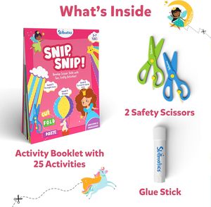 Einhörner & Prinzessinnen Art & Craft Kit Scheren fähigkeiten Üben mit Aktivität sbuch Spaß Spielzeug geschenke für Kleinkinder Mädchen und Jungen - Product Image 2