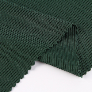 Paño de interbloqueo de poliéster <span class=keywords><strong>2</strong></span>*1 costilla jersey poliéster tela de punto de urdimbre de burnout - Product Image 3