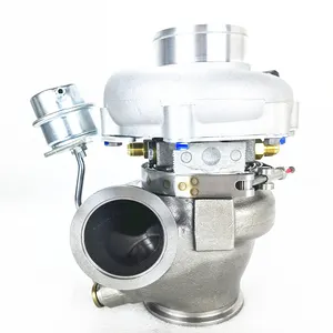 floating bearing 858161-5003S G25-660 turbocharger Standard rotation with AR 0.72 V-Band Cast iron Wastegated Turbine housing