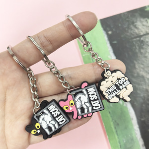 Martial Arts Cartoon Zinc Alloy PVC Soft Rubber Non-Toxic Customized Colour Pendant <strong>Keychain</strong> Bulk <strong>Pack</strong> - Product Image 3