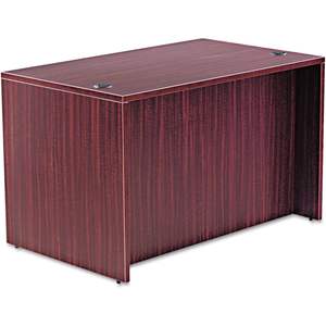 Coque de bureau rectangulaire en acajou de la série Alera Valencia, 48 x 30 x 29-1/2 pouces, pour usage professionnel - Product Image 1