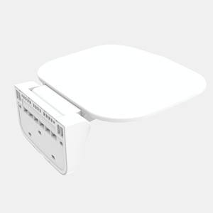 <b>Folding</b> Shower <b>Stool</b> 46.5x9.5x42.9 Cm Plastic Non Slip For Bathroom Safety Elderly And Children White - Product Image 1