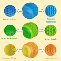 Jouet sensoriel en silicone détachable HMJ, multi-textures, anti-stress, jouet de bureau silencieux pour enfants et adultes
