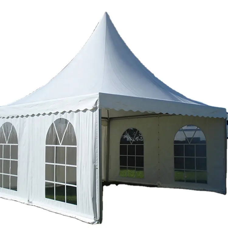 Marquee Tent With Aluminum frame Arabian Pagoda Tent 5x5 3X3 6X6 8X8 10m x 10m 12X12 Outdoor Canvas Hexagon Gazebo Pagoda Tent