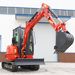 Miễn phí vận chuyển phía trước máy xúc mini EPA động cơ KUBOTA 3.5 tấn bánh xích Micro Digger 1 tấn 2 tấn trang trại máy xúc nhỏ để bán - Product Image 5