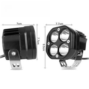 Best-Selling 40W <b>Spotlight</b> for Vehicles, Four-Leaf Clover Motorcycle <b>Spotlight</b>, Car LED Work Light, Roof Light, and Fog Light - Product Image 5