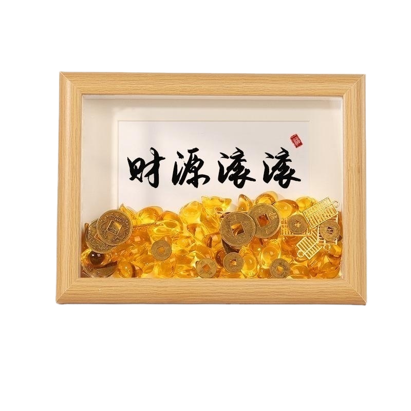 Китайские украшения для офисного стола Fengshui, Хрустальные стеклянные слитки, привлекающие другие хрустальные изделия