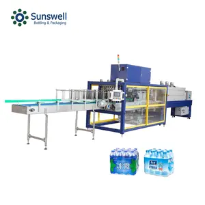 Full Automatic water pet bottle PE film heat tunnel shrink packing machine shrink wrapping machine