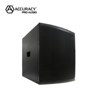 Subwoofer Activo Amplificado de Madera Accuracy Pro Audio WHN18APS1 de 18 Pulgadas