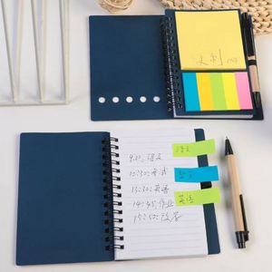 Creative Colorful <b>A5</b> Daily Planner <b>Notebook</b> <b>Spiral</b>-Bound Hardcover Business Coil Sticky Note Pad Pen Kraft Paper School Supplies - Product Image 4