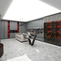 Ensemble de meubles de cuisine complet au prix d'usine, design moderne de cuisine sur mesure