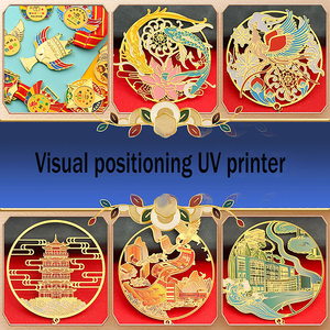Impresora OEM 6090 Vision Pro con IA para Posicionamiento y Efecto 3D en Relieve para Botellas de Vino, Cajas de Regalo, Metal, Máquina UV Profesional - Product Image 4