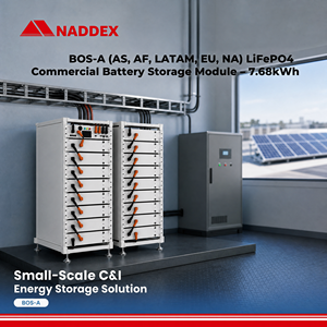 Module de batterie LiFePO4 BOS-A 7,68 kWh à montage en rack, 48 V, empilable, batterie commerciale basse tension pour système de stockage d'énergie solaire, prix usine - Product Image 2