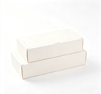 Boîte cadeau pliable personnalisée en carton gris avec fermeture magnétique, rabat à languette, recyclable, pour bonbons, chocolats, friandises, multicolores, multi-tailles