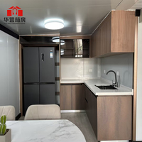 Contenedor de Lujo de 20 y 40 Pies, Minicása Prefabricada, Casas Contenedor Plegables, Hogar Modular Prefabricado con Baño y Dormitorio